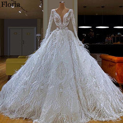 White Gorgeous Celebrity Dress Long Formal Feathers Evening Dress Gorgeous вечернее платье Turkish Couture Dubai Prom Gowns