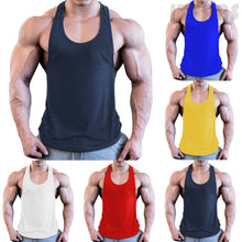 Load image into Gallery viewer, Men Gym Muscle Shirt Tank Top Sports Bodybuilding Fitness Athletic Vest Singlets