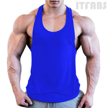 Load image into Gallery viewer, Men Gym Muscle Shirt Tank Top Sports Bodybuilding Fitness Athletic Vest Singlets