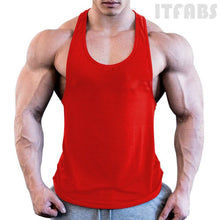 Load image into Gallery viewer, Men Gym Muscle Shirt Tank Top Sports Bodybuilding Fitness Athletic Vest Singlets