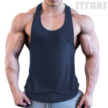 Load image into Gallery viewer, Men Gym Muscle Shirt Tank Top Sports Bodybuilding Fitness Athletic Vest Singlets