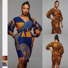 Load image into Gallery viewer, Women Dashiki Print Ladies Clothes Cardigan Fashion Full Lantern Sleeve