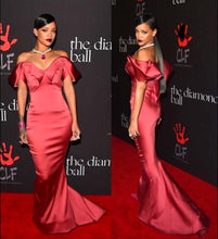 Load image into Gallery viewer, Fashion Evening Dresses Red Carpet Celebrity Dresses Off the Shoulder Mermaid Prom Gowns