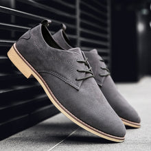 Load image into Gallery viewer, Suede leather shoes men Italian formal dress pointed toe oxford shoes