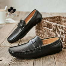 Load image into Gallery viewer, Men New Spring &amp; Summer Leather Slip-on Men&#39;s Shoes