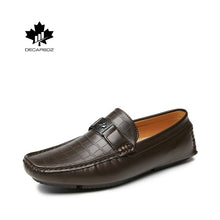 Load image into Gallery viewer, Men New Spring &amp; Summer Leather Slip-on Men&#39;s Shoes