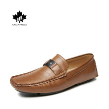 Load image into Gallery viewer, Men New Spring &amp; Summer Leather Slip-on Men&#39;s Shoes