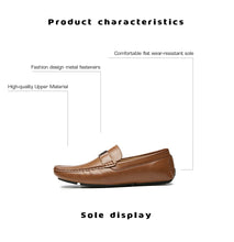 Load image into Gallery viewer, Men New Spring &amp; Summer Leather Slip-on Men&#39;s Shoes