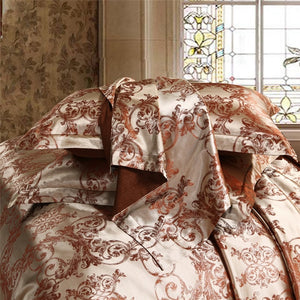 Luxury Jacquard Bedding Set King Size Duvet Cover Bed Linen Queen Comforter Bed Gold Quilt Cover High Quality For Adults