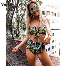 Load image into Gallery viewer, 2020 Printed High Waist Two-pieces Bikini Set