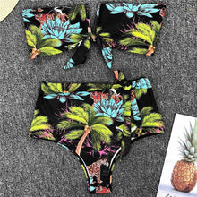 Load image into Gallery viewer, 2020 Printed High Waist Two-pieces Bikini Set