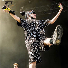 Load image into Gallery viewer, Women  and men summer sports Hawaiian magic plus size shorts white fire black shorts