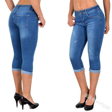 Load image into Gallery viewer, Women Black Slim-fit Solid Stretch Bottom Skinny Jeans