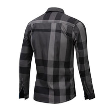 Load image into Gallery viewer, Shirt Business casual autumn long sleeve men shirts high quality 100% cotton plaid shirt men