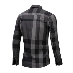 Shirt Business casual autumn long sleeve men shirts high quality 100% cotton plaid shirt men