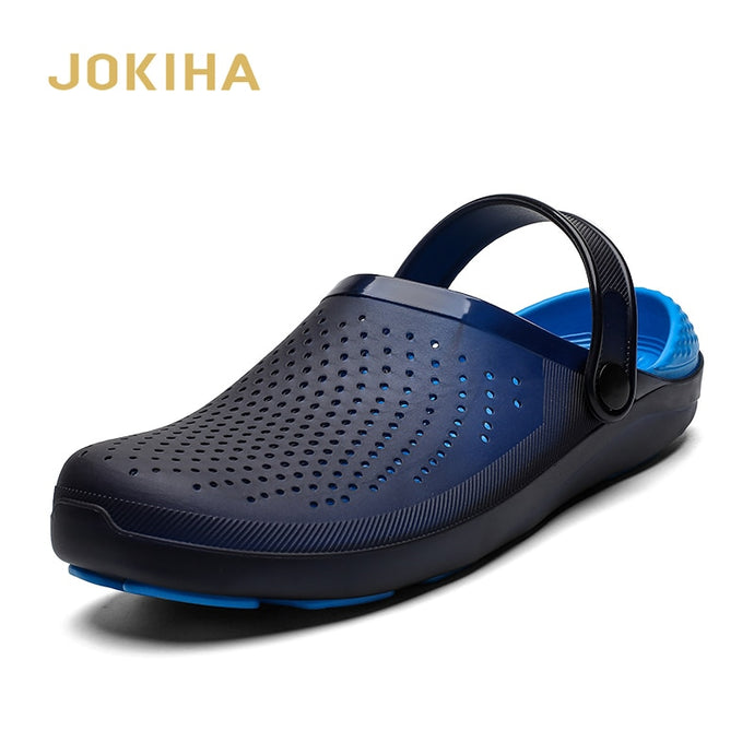 Summer New Men's Clogs Sandals Drop Shipping Beach Slippers For Men Male Footwear Summer Shoes Man Big Size Garden Clog