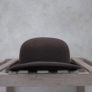 Wool Bowler Hat Women men 100% Crushable Traditional Billycock Groom Hats 4 Size S M L XL