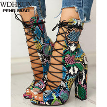 Load image into Gallery viewer, Sexy Nightclub Serpentine Platform High Heels 10cm Women Fashion Shoes