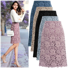 Load image into Gallery viewer, Lace Skirts Women&#39;s  Slim Pencil Skirt Women Midi Skirt