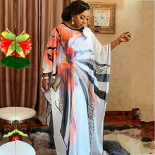 Load image into Gallery viewer, 2 Piece Set African Dresses For Women Africa Clothing Muslim Long Dress Length Fashion African Dress For Lady