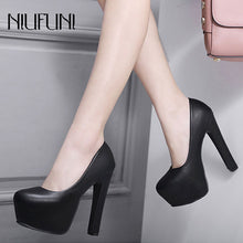 Load image into Gallery viewer, Ladies High Heels Platform Pumps High Heels Shoes