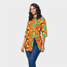 Load image into Gallery viewer, Dashiki T Shirt Traditional Print African Women Clothes Ankara Style Tops Fashion Blouse