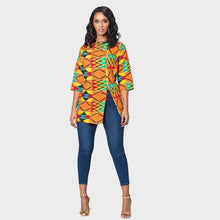 Load image into Gallery viewer, Dashiki T Shirt Traditional Print African Women Clothes Ankara Style Tops Fashion Blouse