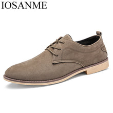 Load image into Gallery viewer, Suede leather shoes men Italian formal dress pointed toe oxford shoes