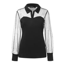 Load image into Gallery viewer, Sexy Transparent Women&#39;s Lace Patchwork Blouse