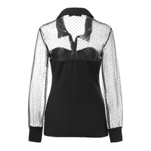 Load image into Gallery viewer, Sexy Transparent Women&#39;s Lace Patchwork Blouse