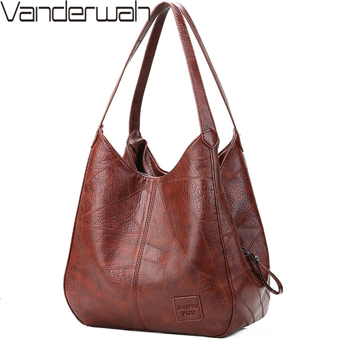 Leather luxury handbags women bags designer fashion Large Capacity Tote Bags