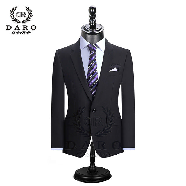 Men Suits Blazer With Pants Slim Fit Casual One Button Jacket for Wedding DR8158