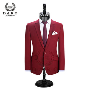 Men Suits Blazer With Pants Slim Fit Casual One Button Jacket for Wedding DR8158