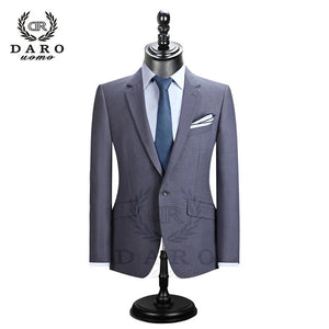 Men Suits Blazer With Pants Slim Fit Casual One Button Jacket for Wedding DR8158