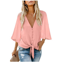 Load image into Gallery viewer, Chiffon Blouse Bat wing Sleeve Ladies Shirt