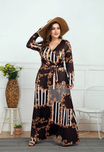 Load image into Gallery viewer, Woman Summer Fashion long Sleeve Dress Beach Dress