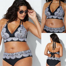 Load image into Gallery viewer, Women Slim 2 Piece print Swimwear Push-up Padded set