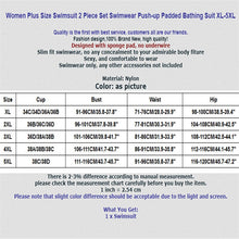 Load image into Gallery viewer, Women Slim 2 Piece print Swimwear Push-up Padded set