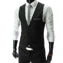 Load image into Gallery viewer, Dress Vests For Men Slim Fit Waistcoat