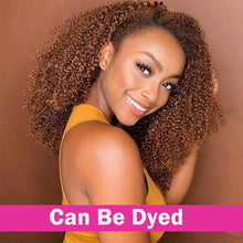 Load image into Gallery viewer, 3B 3C Kinky Curly Clip In Human Hair Extensions Full Head Sets 100% Human Natural Black Hair Clip Ins 4A Dolago Brazilian Remy