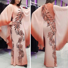 Load image into Gallery viewer, Women Flower Print with Long Sleeve Evening Dress For Women African Fashion