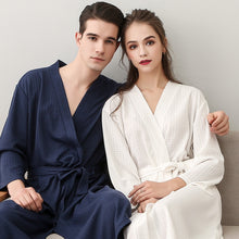 Load image into Gallery viewer, Men and Women Casual Autumn Bride Groom Kimono Bathrobe Beautiful