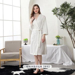 Men and Women Casual Autumn Bride Groom Kimono Bathrobe Beautiful