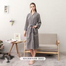 Load image into Gallery viewer, Men and Women Casual Autumn Bride Groom Kimono Bathrobe Beautiful