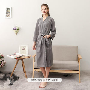 Men and Women Casual Autumn Bride Groom Kimono Bathrobe Beautiful