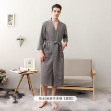 Load image into Gallery viewer, Men and Women Casual Autumn Bride Groom Kimono Bathrobe Beautiful