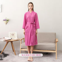 Load image into Gallery viewer, Men and Women Casual Autumn Bride Groom Kimono Bathrobe Beautiful