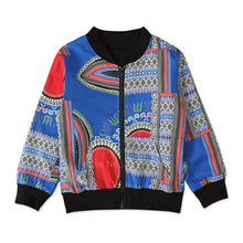 Load image into Gallery viewer, Children Afircan Clothes 2020 News Baby Girl Boy Dashiki Print Coat Fashion Clothing Ankara Kids African Dresses for Women