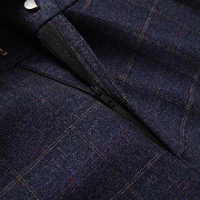 Load image into Gallery viewer, Men&#39;s Fashion Formal Business Plaids Suit