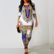 Load image into Gallery viewer, New Top Pants Suit Dashiki Print Ladies Clothes Robe African Fashion Clothing